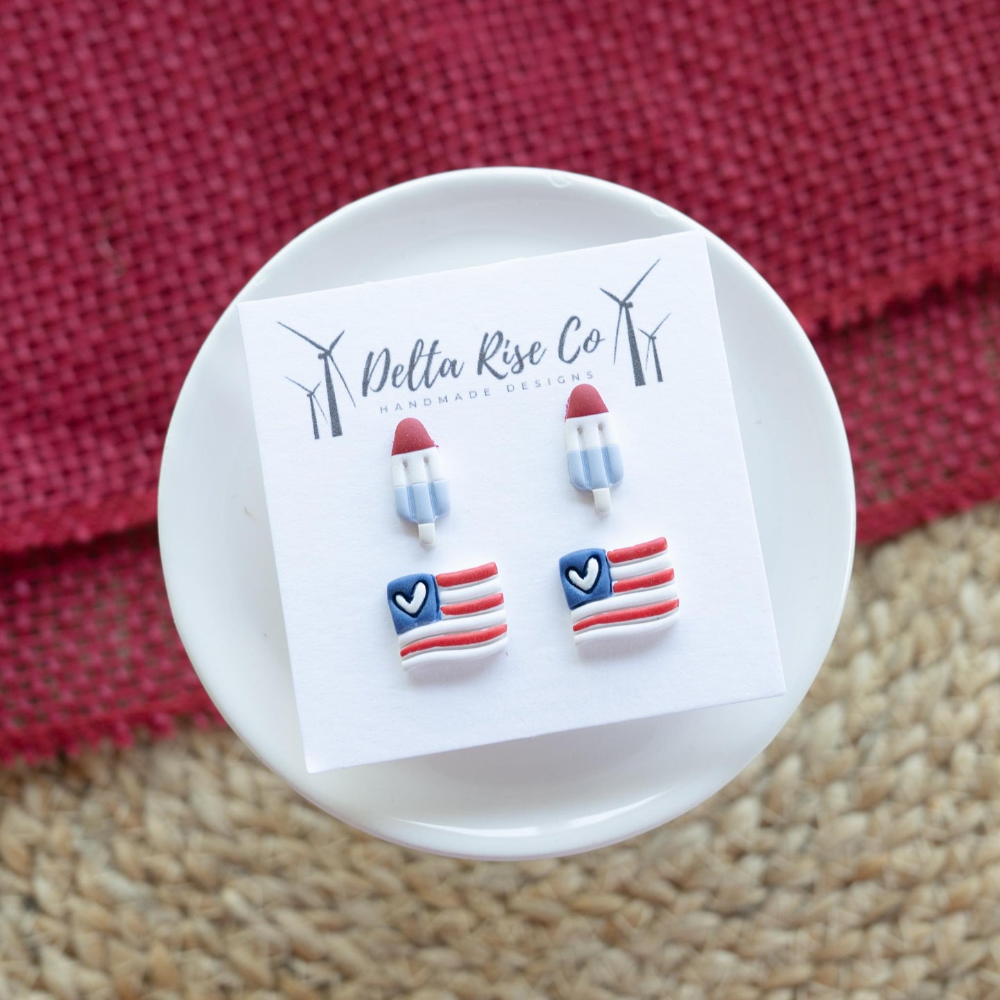 USA Flag & Bomb Pop Stud Pack