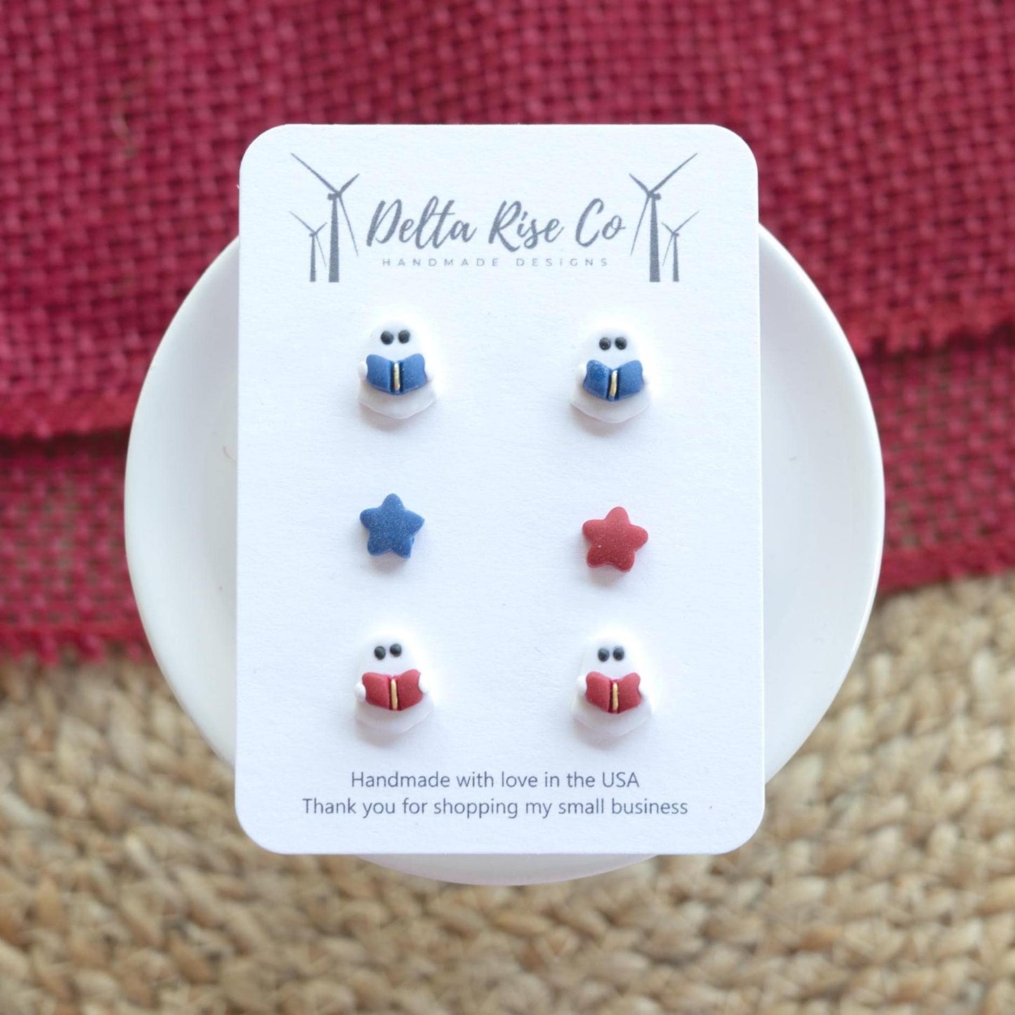 4th of July Ghost Clay Stud Pack