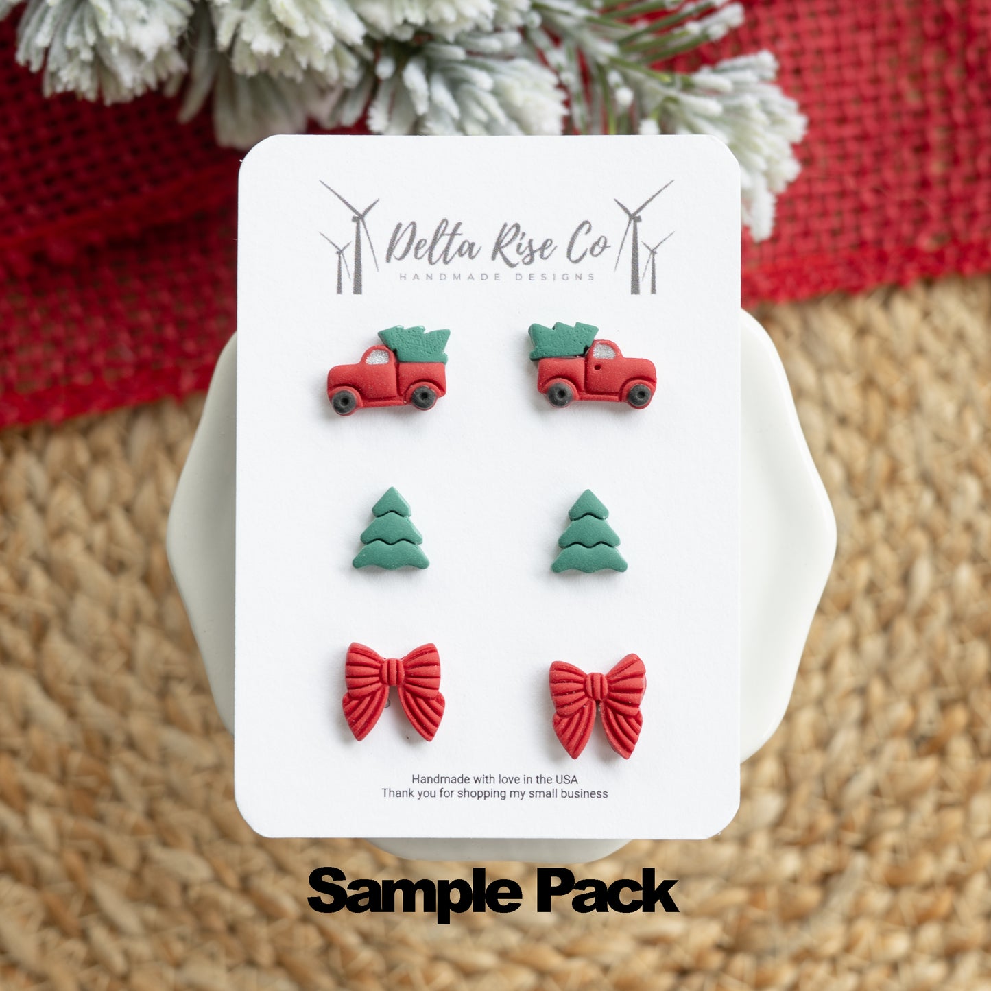 Build Your Own Christmas Holiday Stud Pack
