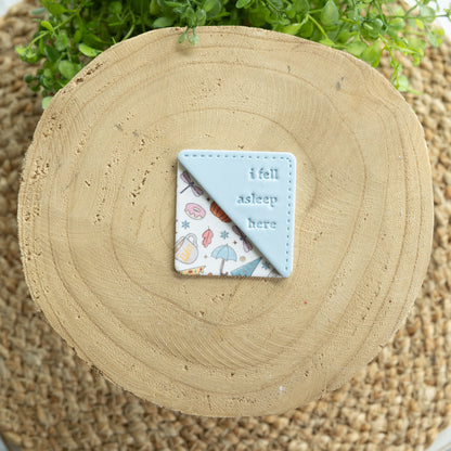 Cozy Small Town Clay Earring & Corner Bookmark Combo