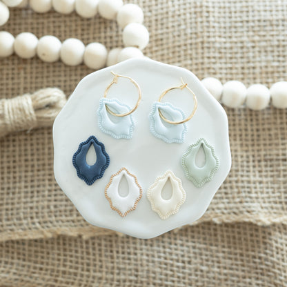 Coastal Charm Earrings (1 Huggie & 1 Charm)