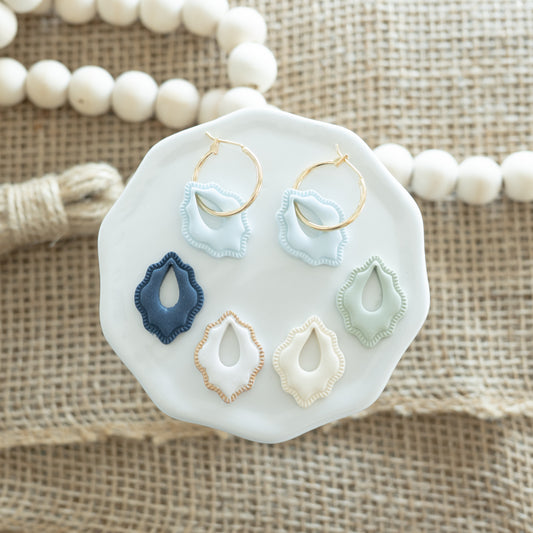 Coastal Charm Earrings (1 Huggie & 1 Charm)