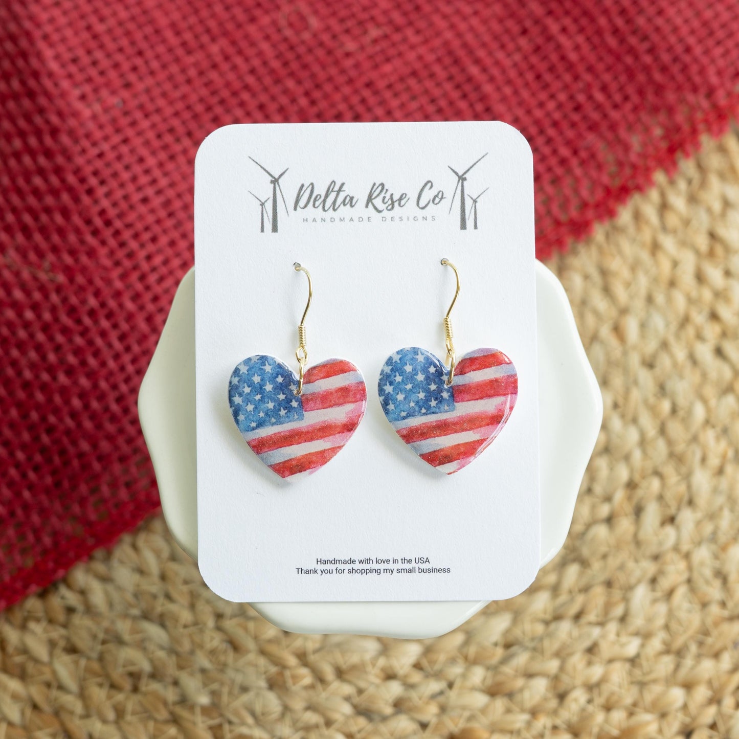 American Flag Heart