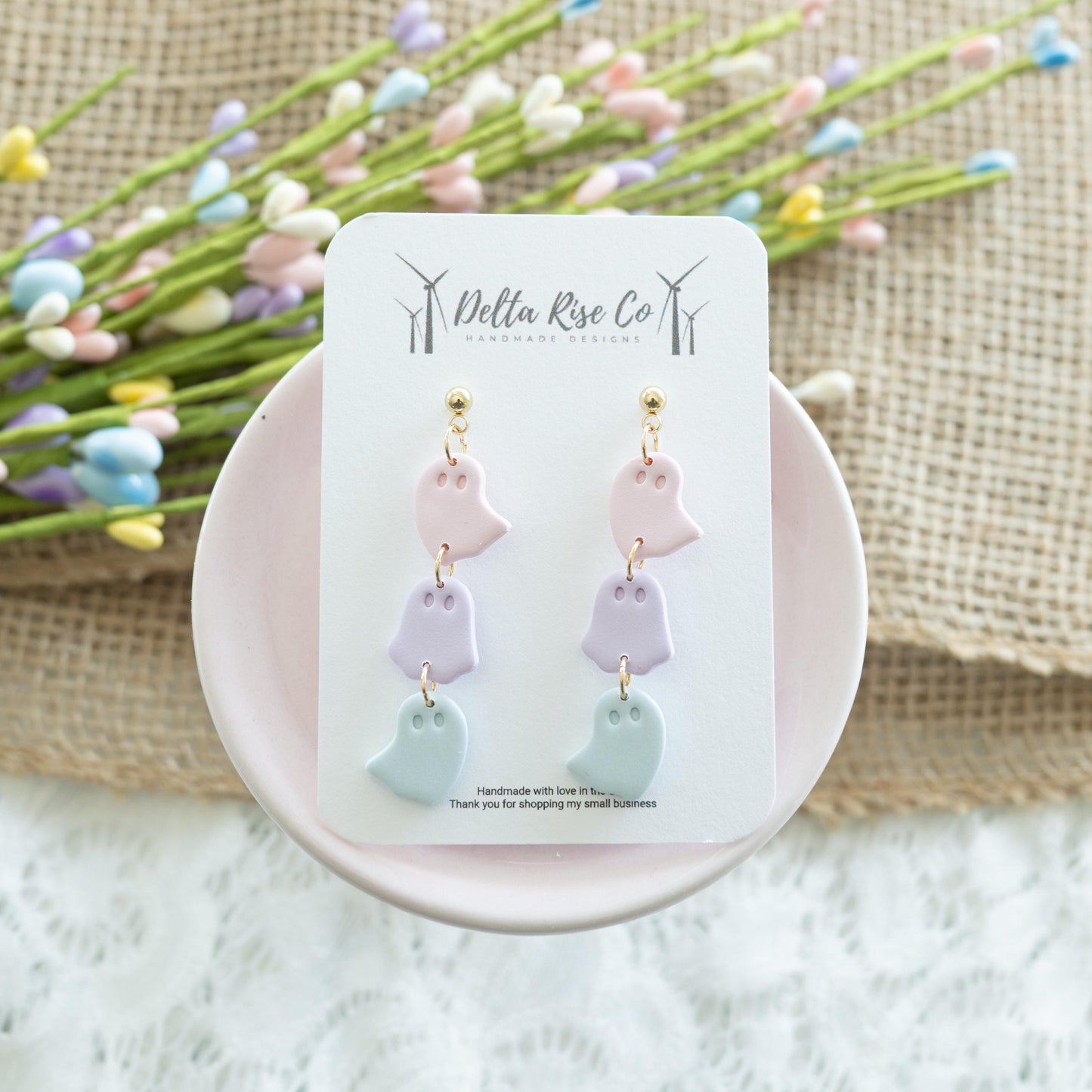 Triple Pastel Ghosts