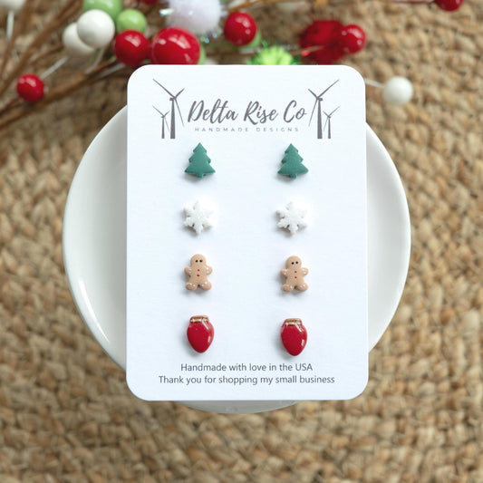 Mini Christmas Stud Pack #1