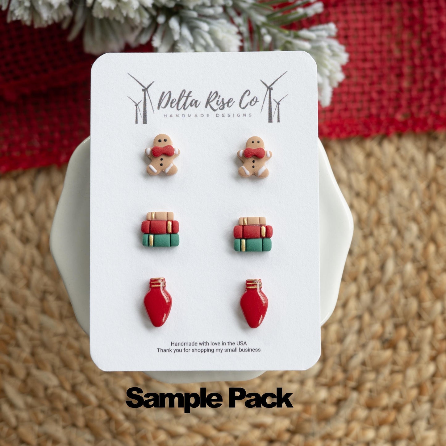 Build Your Own Christmas Holiday Stud Pack