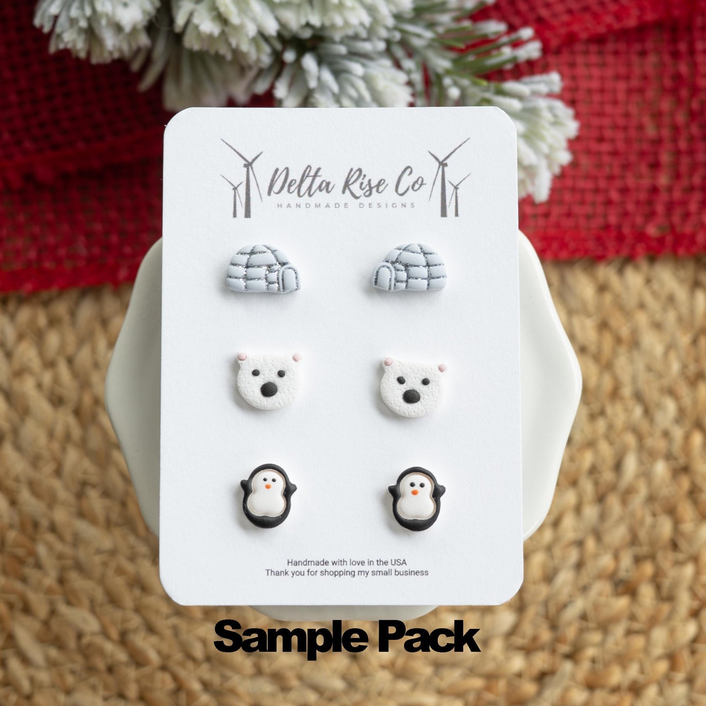 Build Your Own Christmas Holiday Stud Pack