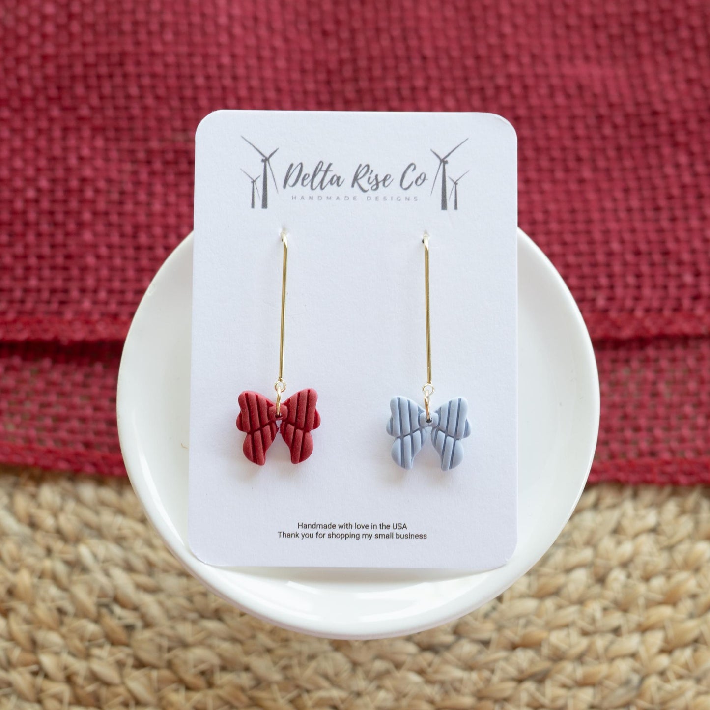Bow Dangle Earrings