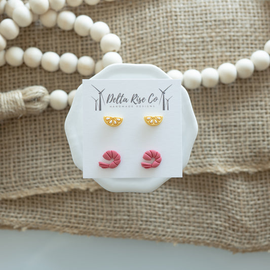 Lemon & Shrimp Duo Stud Pack