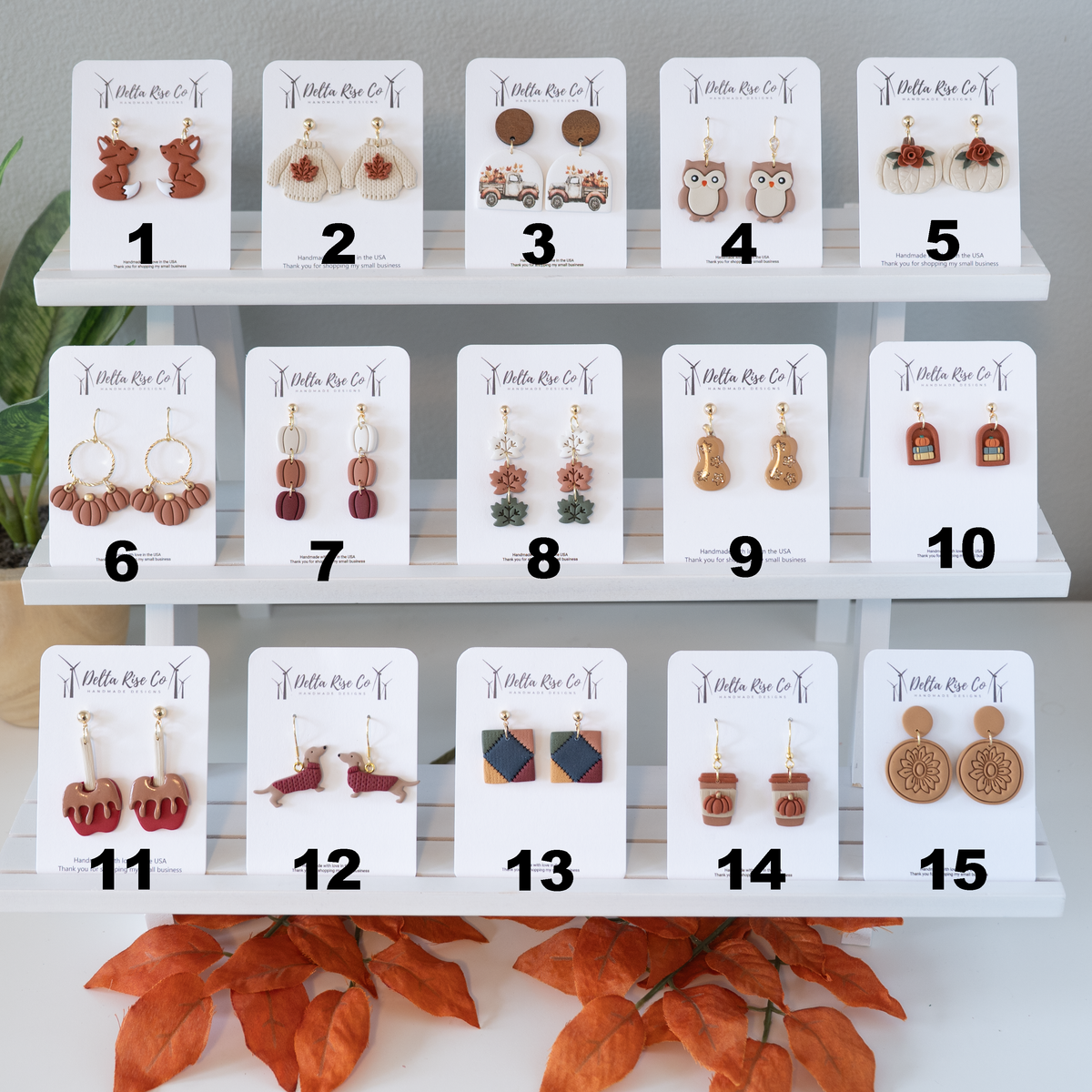 Fall Earrings Set #1