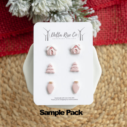 Build Your Own Christmas Holiday Stud Pack