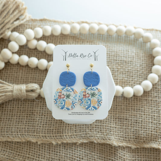 Santorini Blue Design