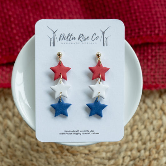 Red, White and Blue Stars